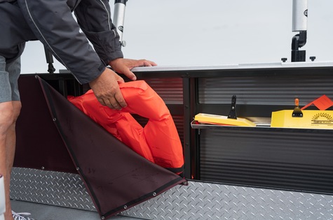 Catfish LT - OPEN Storage For Lifejackets or Gear (Both Sides)