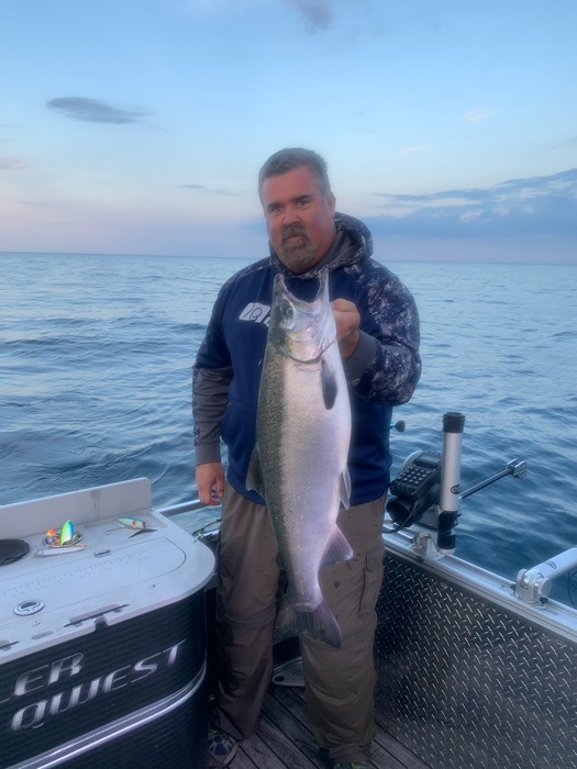 Brad Dupuie on Saginaw Bay