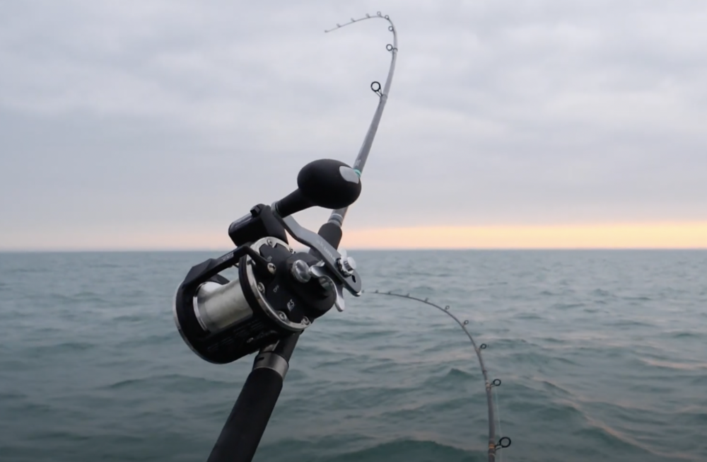 Lake Michigan Fishing with Brad Dupuie and Captain Dan Jordan